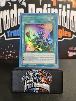 Fighting Flame Sword MZMI-EN008 Ultra Rare Near Mint 1st Edition Yugioh - Image 1