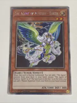Yugioh The Agent of Mystery Earth x 3 - 1st Platinum Secret Rare NM Free Card A - Image 2