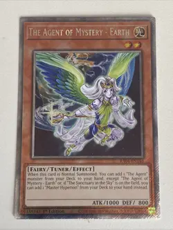 Yugioh The Agent of Mystery Earth x 3 - 1st Platinum Secret Rare NM Free Card A - Image 3