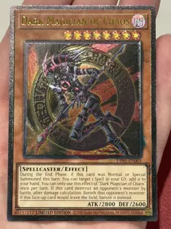 Yugioh! Dark Magician of Chaos (UTR) UP01-EN001 Ultimate Rare Limited OTS LP - Image 1
