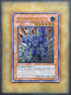 Yugioh Maximum Six LODT-EN097 Ultimate Rare NM - Image 1