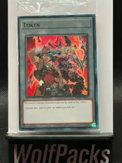2025 Yu-Gi-Oh! Doom of Dimensions - Token Axel & Volcanic Doomfire #TKN5-EN033 - Image 1