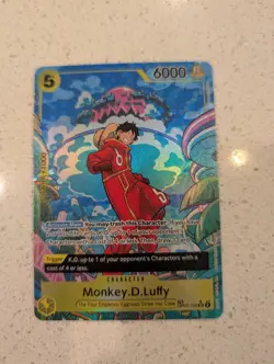 One Piece Monkey D Luffy OP07-109 SR Treasure Rare Alternative Art - Image 1