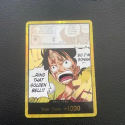One Piece TCG | OP15 Gold Don!!! | English | Adventure on Kami’s Island | Luffy - Image 1