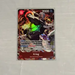 Krieg Alternate Art Foil OP15-008 Adventure on Kami's Island One Piece NM/Mint - Image 1