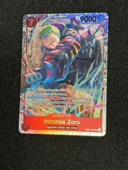 Roronoa Zoro EB04-007 SR [Foil] TCG One Piece - Image 1