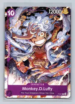 One Piece Monkey D Luffy P-041 English Promo Card - Image 1
