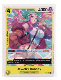 Jewelry Bonney (Heroines Battle Pack) P-113 PR Normal One Piece Promo Card NM - Image 1