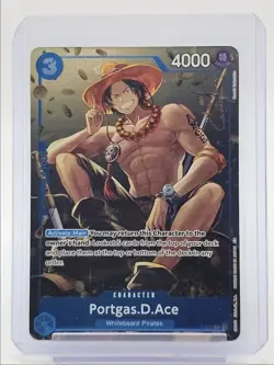 PORTGAS. D. ACE 2024 ONE PIECE PROMO CHARACTER #P-074 Q0588 - Image 1