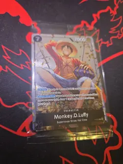 One Piece CCG Monkey D. Luffy Alternate Art P-075 - Image 1