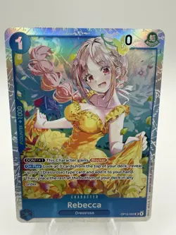 Rebecca OP15-053 SR Foil One Piece Card NM Dressrosa - Image 1
