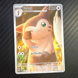 Furret 168/159 SV09 Journey Together Illustration Rare Holo Pokemon TCG Eng - Image 1