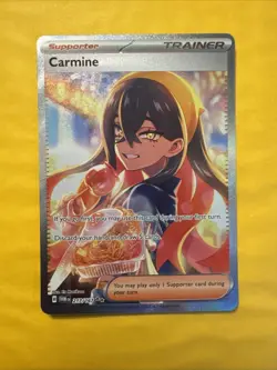 Pokemon TCG Twilight Masquerade Special Illustration Carmine 217/167 - Image 1