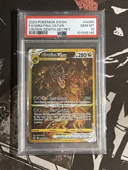 Pokemon TCG Giratina VSTAR GG69/GG70 Crown Zenith Secret Rare Alt Art PSA 10 - Image 1