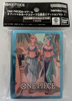 Nami & Vivi 70 Sleeves One Piece TCG Vol 1 Sleeves New Factory Sealed - Image 1