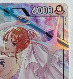 One Piece OPTCG English Nami OP15-086 SR* Wedding Scene Alternate Art - NM - Image 3