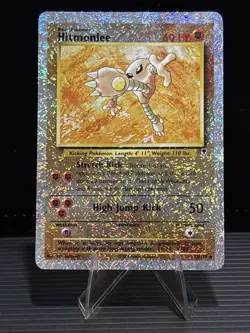 Pokemon TCG Hitmonlee Holo Rare Card 13/110 Legendary Collection WOTC - Image 1