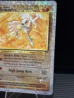 Pokemon TCG Hitmonlee Holo Rare Card 13/110 Legendary Collection WOTC - Image 3