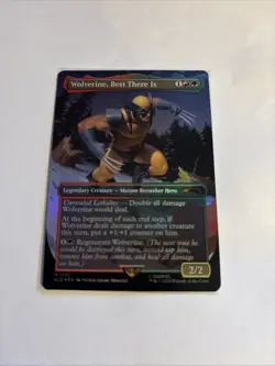 MTG Wolverine, Best There Is (Rainbow Foil) Secret Lair Drop Foil - Image 2