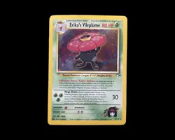 Pokemon TCG Erika's Vileplume Holo 3 Card LOT - Image 2