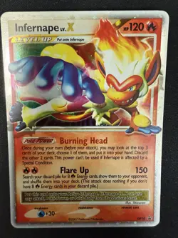 POKEMON INFERNAPE BLACK STAR PROMO HOLO CARD - Image 1