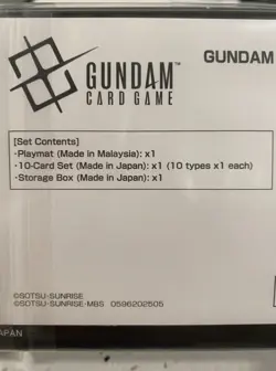 Gundam Card Game TCG - FIRST COMBAT [EVX-01] Accessory and Card Set 01 -ENGLISH - Image 4