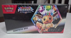Pokemon Scarlet & Violet Prismatic Evolutions Factory Sealed Surprise Card Box - Image 1