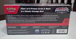 Pokemon Scarlet & Violet Prismatic Evolutions Factory Sealed Surprise Card Box - Image 3