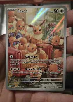 Pokemon Eevee TCG Twilight Masquerade Card IR 188/167 NM Condition Ships Fast - Image 1