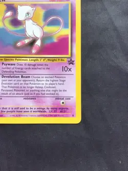 Pokemon Cards: Wizards Black Star Promo: Mew 8 - Image 4