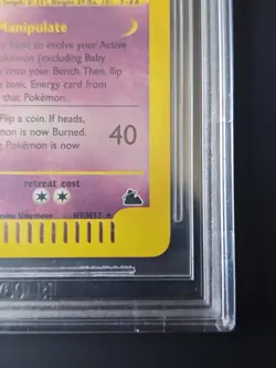 Gengar Holo 13/144 Skyridge Vintage Pokemon Card BGS 8.5 NM-Mint+ Swirl 🌀 Wotc - Image 3