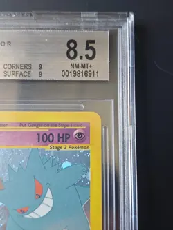 Gengar Holo 13/144 Skyridge Vintage Pokemon Card BGS 8.5 NM-Mint+ Swirl 🌀 Wotc - Image 4