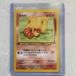 1st Edition Vulpix 91/105 Neo Destiny Regular WOTC Pokemon Trading Card NM - Image 3