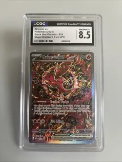 Pokemon TCG CGC 8.5 2025 Oricorio Ex Black Star Promo 024 UPC Promo Card - Image 1