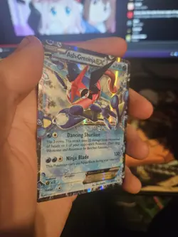 Pokemon TCG Ash-Greninja EX XY133 Holo Rare Promo Card NM/LP Condition - Image 2