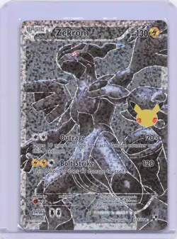 Zekrom 114/114 Celebrations Classic Collection NM Pokemon Card Holo English - Image 1