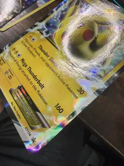 Pokemon Pikachu EX XY74 PROMO Card DMG - Image 2