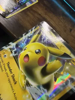 Pokemon Pikachu EX XY74 PROMO Card DMG - Image 3