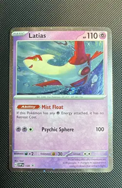 Latias - 139 (Cosmo Holo) 139 Sv: Scarlet & Violet Promo Cards Holo (stock# B81) - Image 1
