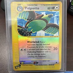 Pokemon TCG Pidgeotto 88/165 Expedition E-Reader Reverse Holo Uncommon Card - Image 1