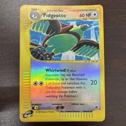 Pokemon TCG Pidgeotto 88/165 Expedition E-Reader Reverse Holo Uncommon Card - Image 3