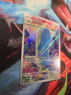 Wailord 162/159 Journey Together Illustration Rare Pokemon Card NM - Image 2