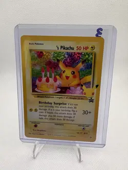 Pokemon Pikachu TCG Holo Rare Birthday Celebrations Card #24 - Image 1