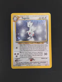 Togetic 16/111 Neo Genesis Holo Rare Pokemon Card LP - Image 1