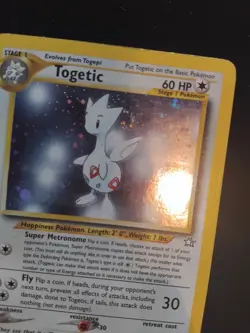 Togetic 16/111 Neo Genesis Holo Rare Pokemon Card LP - Image 3