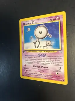 2000 Pokemon Neo Revelation Unown [B] 39 /64 Uncommon 1st Edition Base Card 004 - Image 5