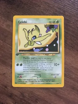 Celebi Neo Revelation 16/64 1st Edition Regular Card - Image 1