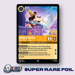 Minnie Mouse Sweetheart Princess 5/204 Super Rare Foil Fabled LP Disney Lorcana - Image 1