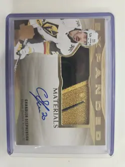 2022-23 The Cup Expanded Materials Chandler Stephenson Patch Autograph EM-CS /25 - Image 1