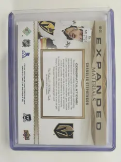 2022-23 The Cup Expanded Materials Chandler Stephenson Patch Autograph EM-CS /25 - Image 2